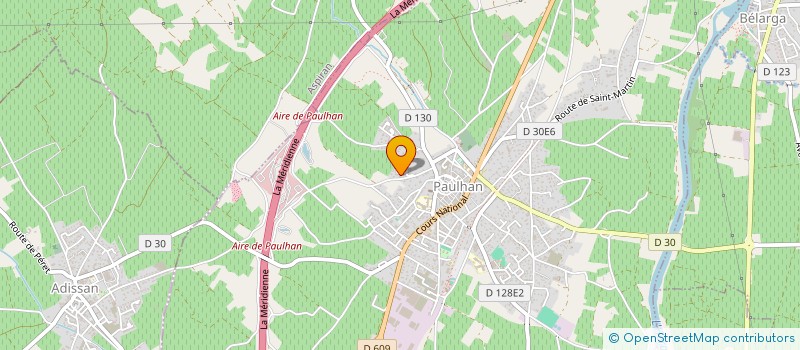 localisation de l'entreprise MADAME MAGALIE EDITH OLMO  PAULHAN