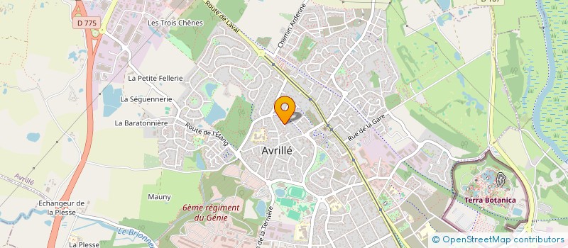 localisation de l'entreprise MADAME MAGALIE EMAURE  AVRILLE