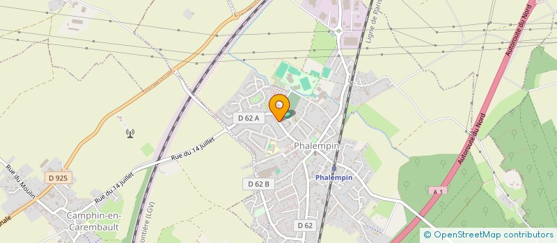 localisation de l'entreprise MADAME MAGALIE ETERNOT  PHALEMPIN