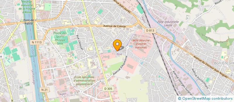 localisation de l'entreprise MADAME MAGALIE FAIVRE à AGEN