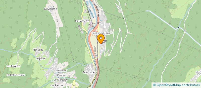 localisation de l'entreprise MADAME MAGALIE FORATO  LA LECHERE