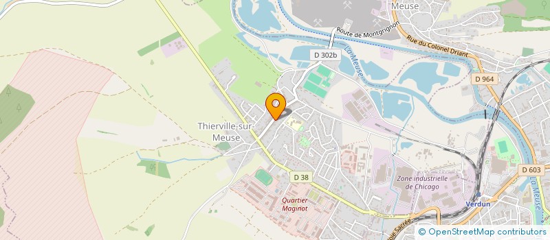 localisation de l'entreprise MADAME MAGALIE FOURREY CIUCA à THIERVILLE-SUR-MEUSE