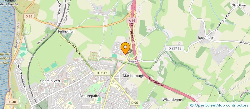 localisation de l'entreprise MADAME MAGALIE FROISSART  WIMILLE