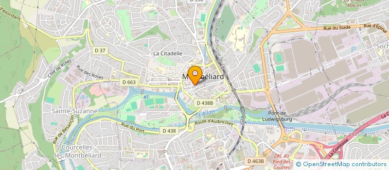 localisation de l'entreprise MADAME MAGALIE GALMICHE à MONTBELIARD