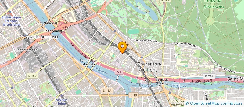 localisation de l'entreprise MADAME MAGALIE GAMET  CHARENTON-LE-PONT