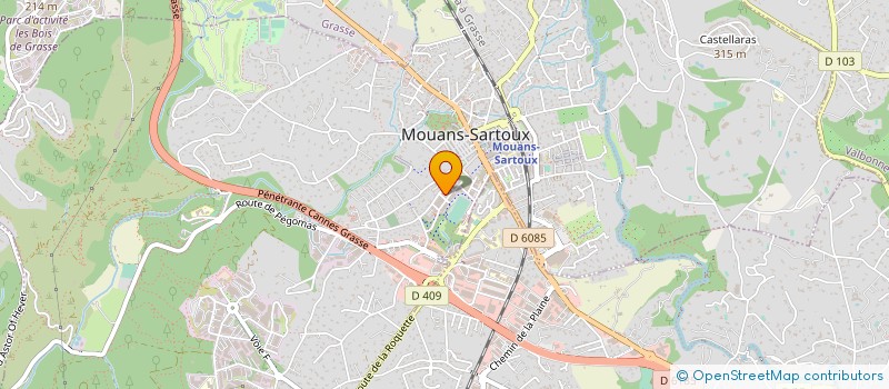 localisation de l'entreprise MADAME MAGALIE GARCIA à MOUANS-SARTOUX