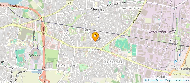 localisation de l'entreprise MADAME MAGALIE GIACOMINI  MEYZIEU