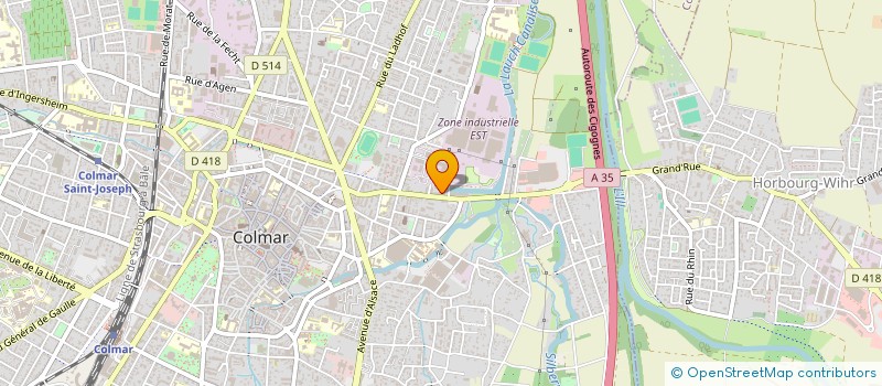 localisation de l'entreprise MADAME MAGALIE GOULBY  COLMAR