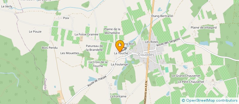 localisation de l'entreprise MADAME MAGALIE GRANGER  COUDDES