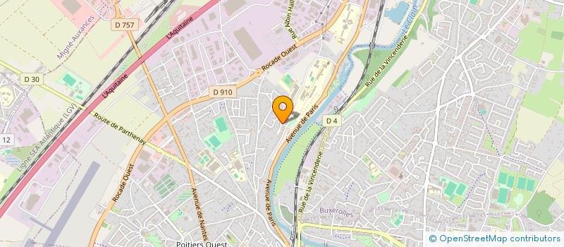 localisation de l'entreprise MADAME MAGALIE GRIMAULT à POITIERS