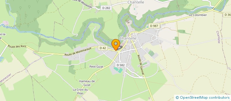 localisation de l'entreprise MADAME MAGALIE GRONDIN  CHANTELLE