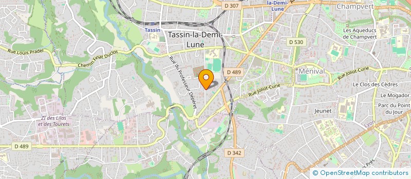 localisation de l'entreprise MADAME MAGALIE GUIGNIER à TASSIN-LA-DEMI-LUNE