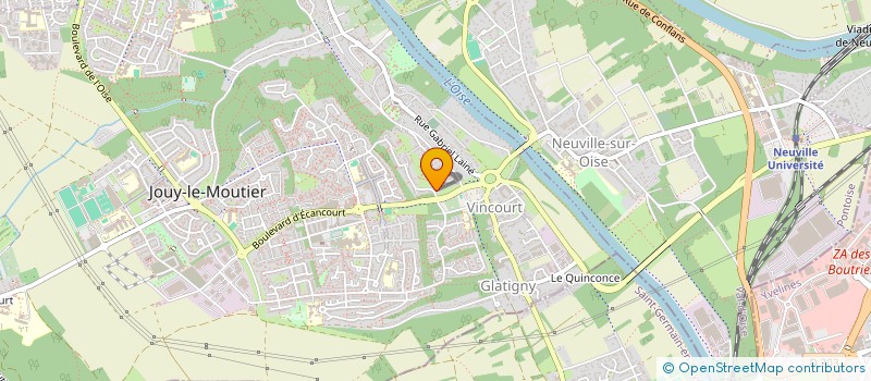 localisation de l'entreprise MADAME MAGALIE GUILLERAY  JOUY-LE-MOUTIER