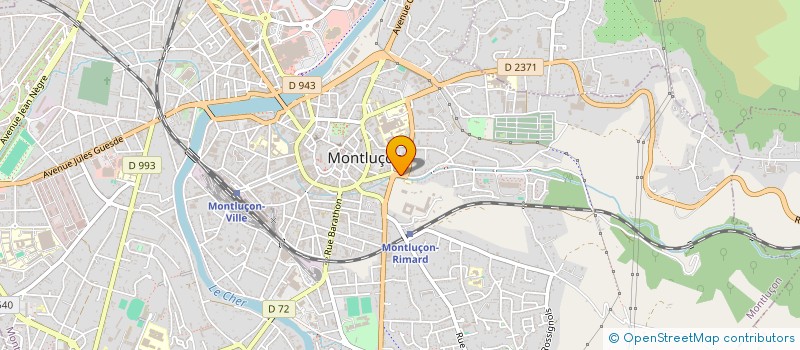 localisation de l'entreprise MADAME MAGALIE HEBRARD à MONTLUCON