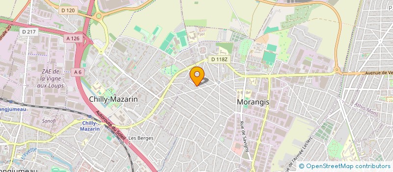 localisation de l'entreprise MADAME MAGALIE HERCE  MORANGIS