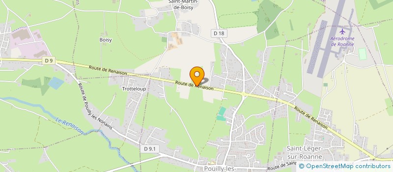 localisation de l'entreprise MADAME MAGALIE HERMET  POUILLY-LES-NONAINS