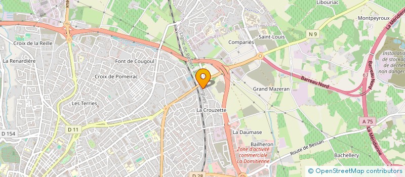 localisation de l'entreprise MADAME MAGALIE HERNANDO à BEZIERS