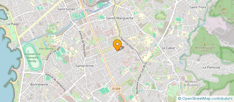 localisation de l'entreprise MADAME MAGALIE HOTTION à MARSEILLE