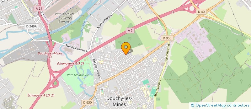 localisation de l'entreprise MADAME MAGALIE HUSSENOT à DOUCHY-LES-MINES