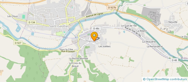 localisation de l'entreprise MADAME MAGALIE JACQUAT à THENAY