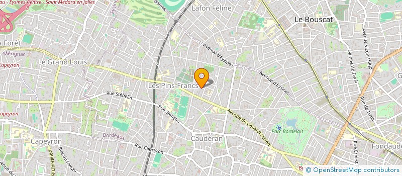 localisation de l'entreprise MADAME MAGALIE JAULIN à BORDEAUX