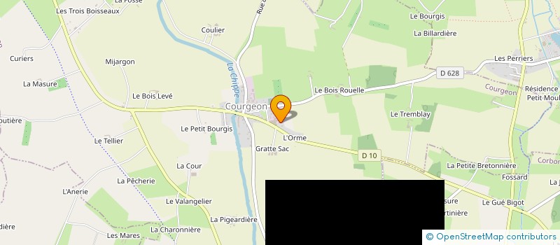 localisation de l'entreprise MADAME MAGALIE JOUSSELIN à COURGEON