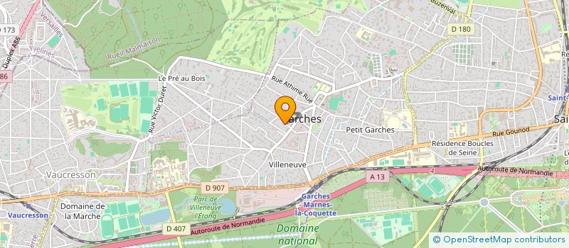 localisation de l'entreprise MADAME MAGALIE JOUSSELIN à GARCHES