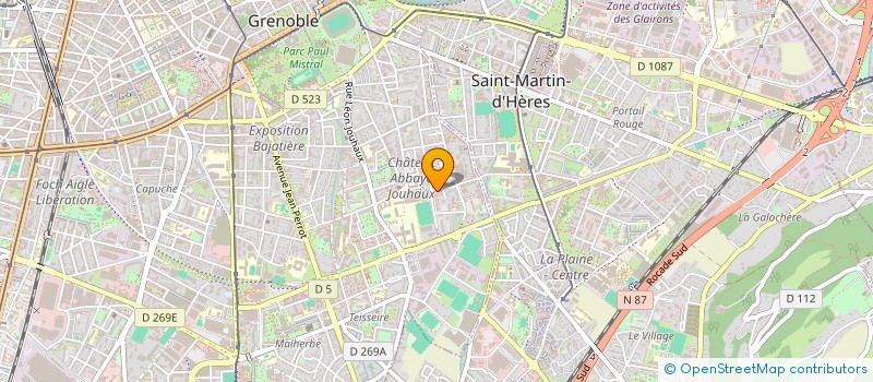 localisation de l'entreprise MADAME MAGALIE JUSSI  GRENOBLE