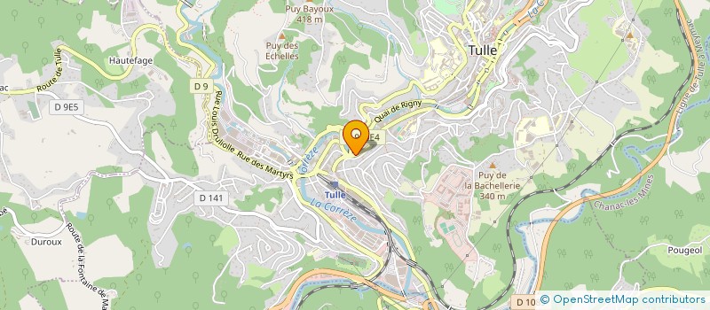 localisation de l'entreprise MADAME MAGALIE KEHAL  TULLE