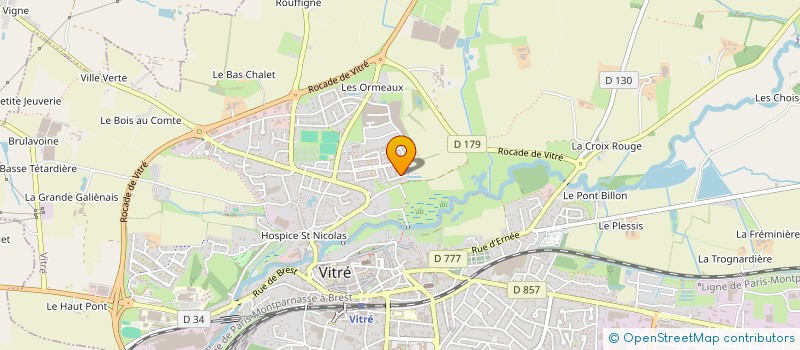 localisation de l'entreprise MADAME MAGALIE KERNEIS à VITRE