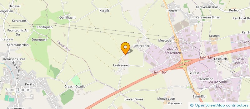 localisation de l'entreprise MADAME MAGALIE LAFLEUR  PLOUDANIEL