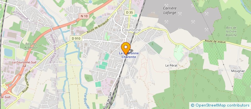localisation de l'entreprise MADAME MAGALIE LAGARON à LA COURONNE