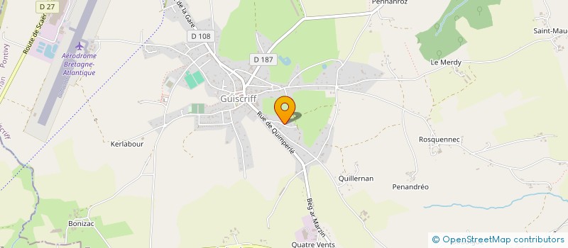 localisation de l'entreprise MADAME MAGALIE LANQUETIL  GUISCRIFF