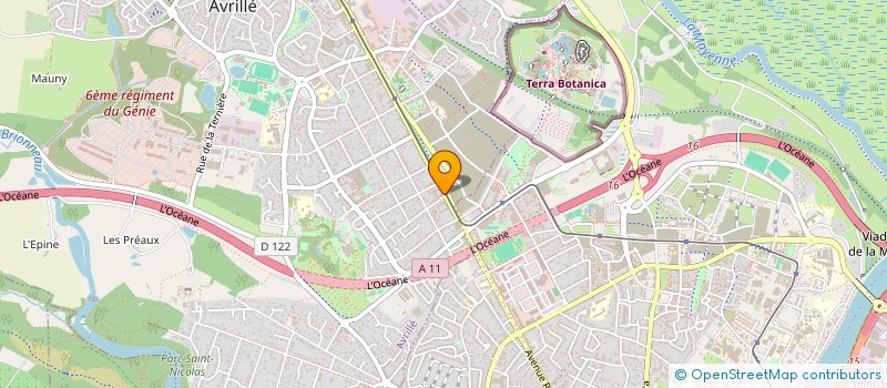 localisation de l'entreprise MADAME MAGALIE LARDEUX  AVRILLE