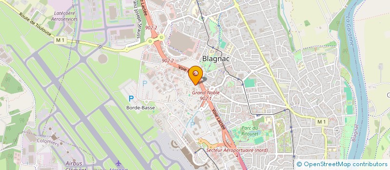 localisation de l'entreprise MADAME MAGALIE LE CLERC DE BUSSY à BLAGNAC