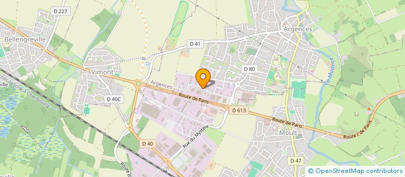 localisation de l'entreprise MADAME MAGALIE LE CORRE  ARGENCES