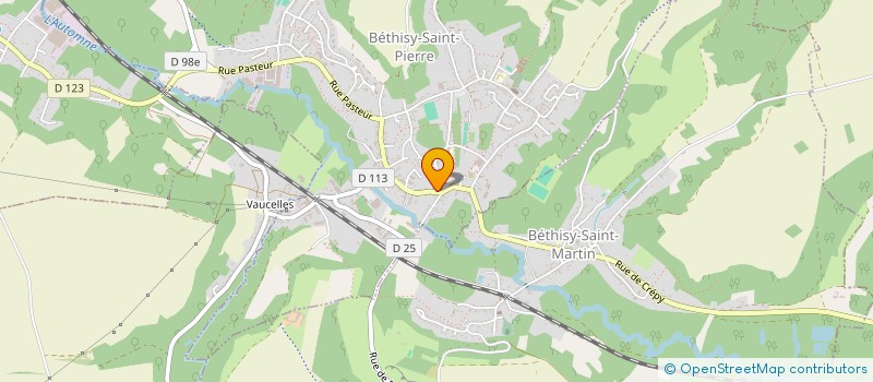 localisation de l'entreprise MADAME MAGALIE LEBLANC  VERBERIE