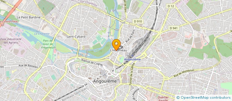 localisation de l'entreprise MADAME MAGALIE LECLERC à ANGOULEME