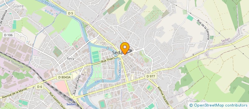 localisation de l'entreprise MADAME MAGALIE LEFEVRE  SEDAN