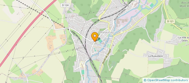 localisation de l'entreprise MADAME MAGALIE LEMONNIER  MALAUNAY