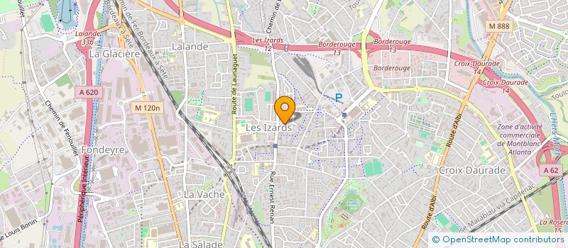 localisation de l'entreprise MADAME MAGALIE LHOTE à TOULOUSE