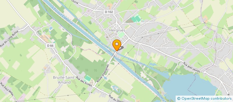 localisation de l'entreprise MADAME MAGALIE LIBERT  HERGNIES