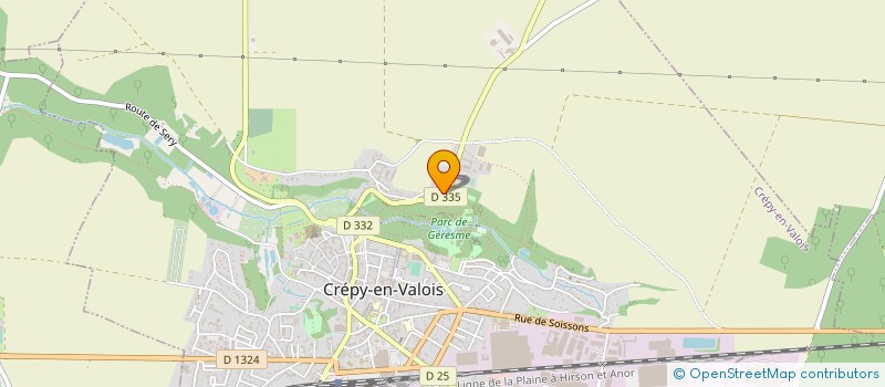 localisation de l'entreprise MADAME MAGALIE LIMONIER  CREPY-EN-VALOIS