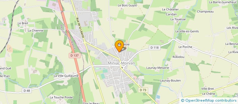 localisation de l'entreprise MADAME MAGALIE LOGNONNE à MINIAC-MORVAN