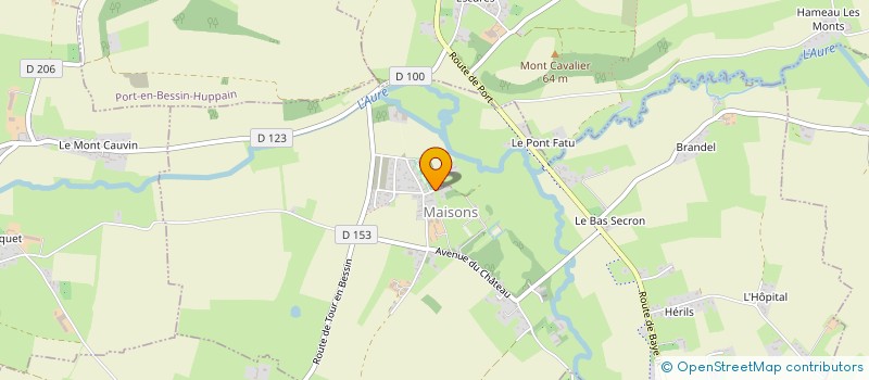 localisation de l'entreprise MADAME MAGALIE MALLET  VAUX-SUR-SEULLES