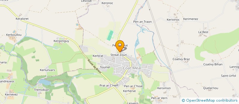 localisation de l'entreprise MADAME MAGALIE MARECAILLE  COAT-MEAL