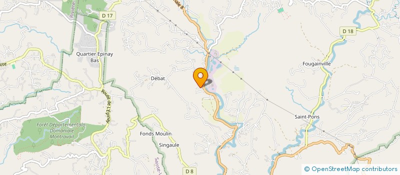 localisation de l'entreprise MADAME MAGALIE MARIE-LUCE  RIVIERE PILOTE