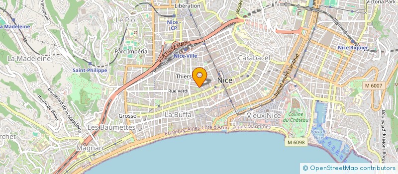 localisation de l'entreprise MADAME MAGALIE MARMET à NICE