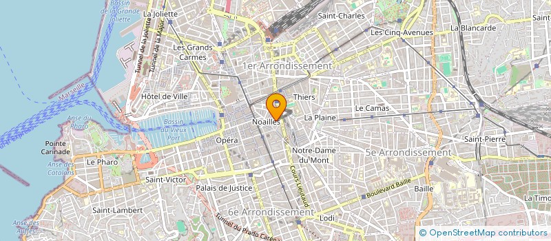 localisation de l'entreprise MADAME MAGALIE MARTIN à MARSEILLE