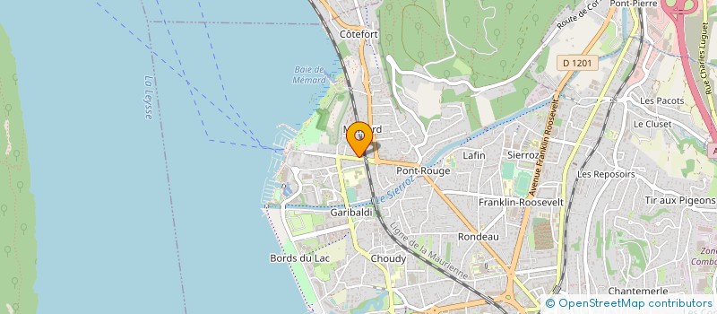 localisation de l'entreprise MADAME MAGALIE MASZTALER  AIX-LES-BAINS